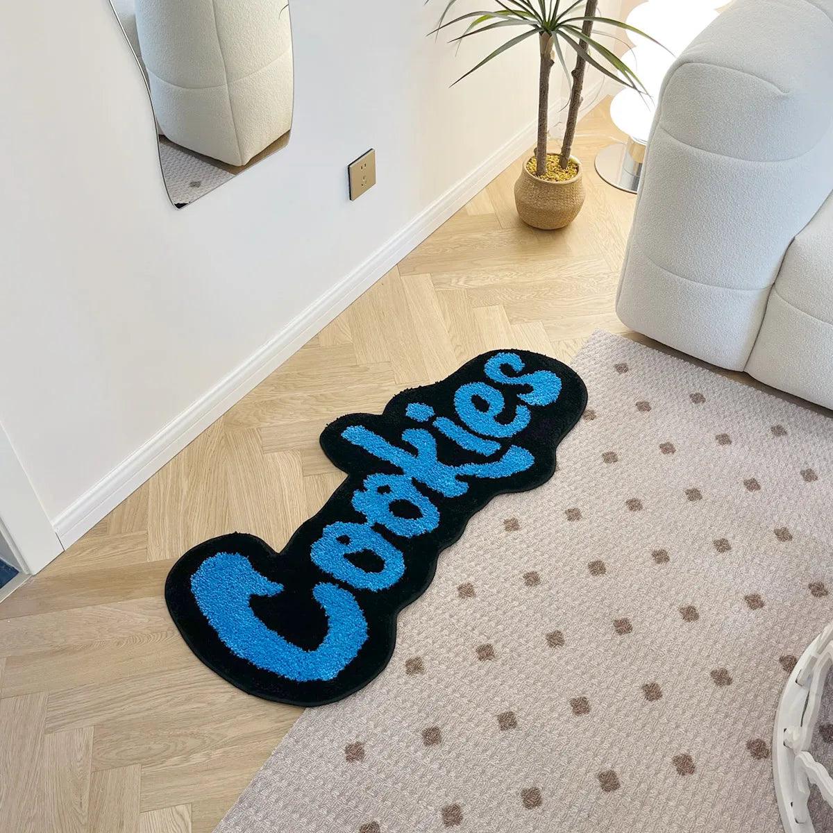 Handmade Cookies Washable Area Rug | Soft Plush Kids Carpet