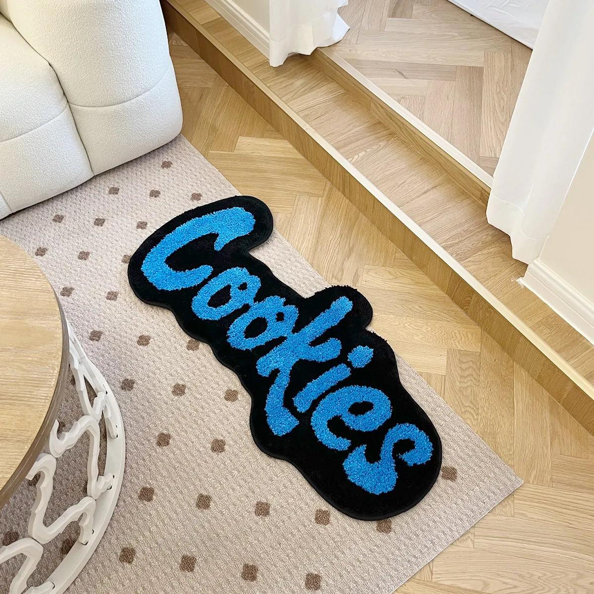 Handmade Cookies Washable Area Rug | Soft Plush Kids Carpet