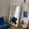 Wavy Full Length Mirror | Irregular Nordic Bedroom Mirror